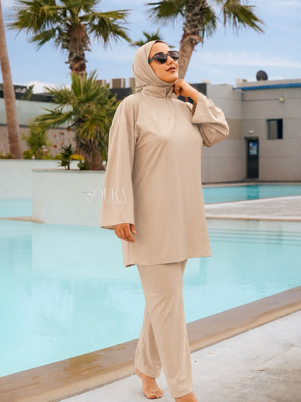 Burkini biege summer 2026