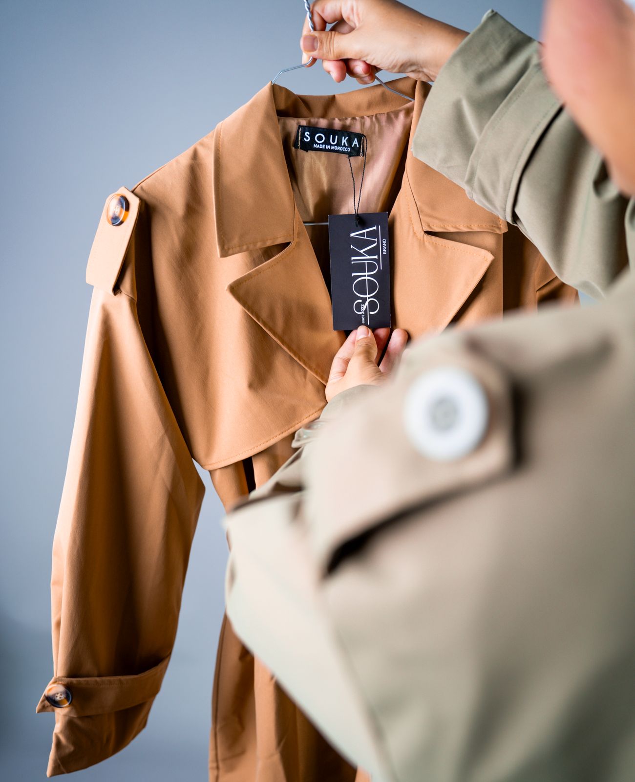 Tranch Coat Camel