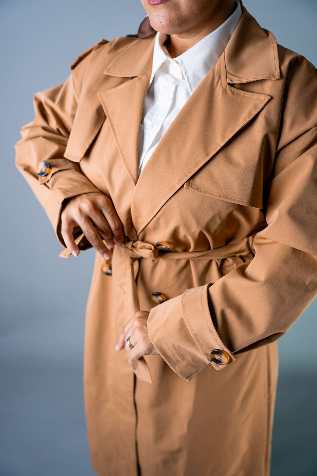 Tranch Coat Camel