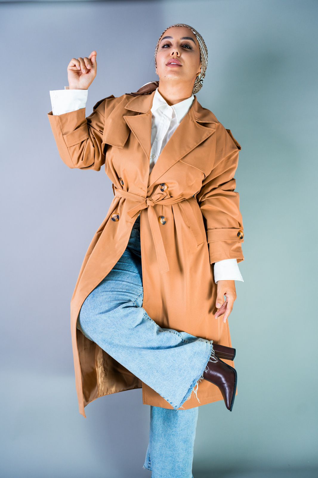 Tranch Coat Camel