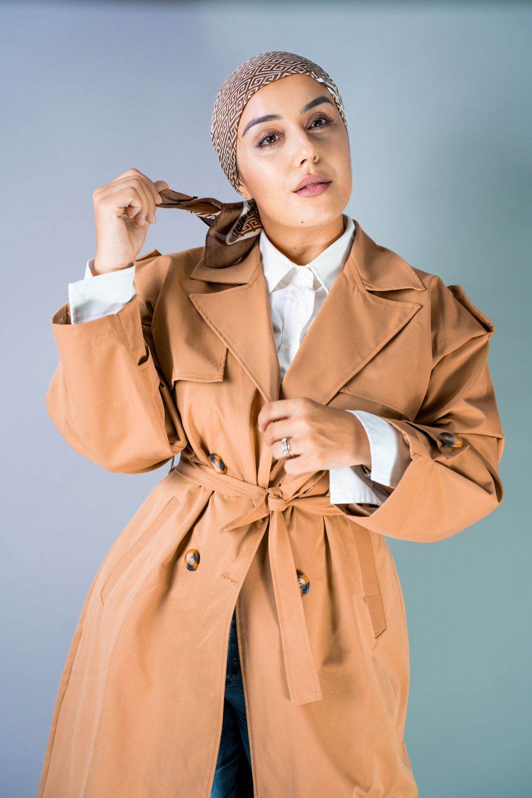 Tranch Coat Camel