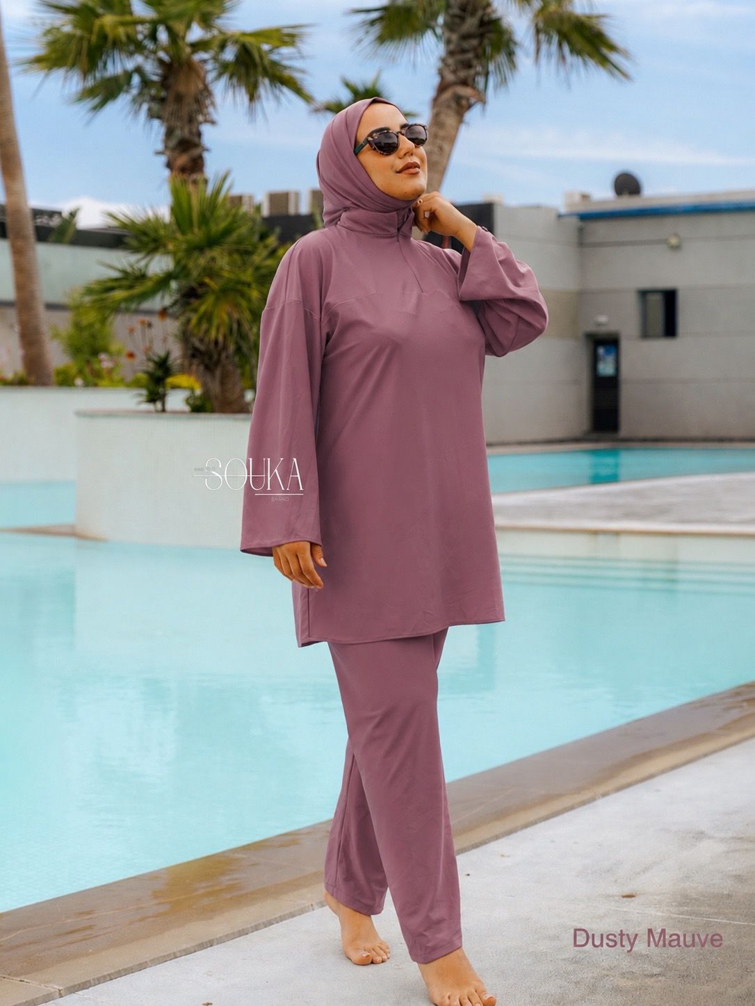 Burkini Dusty Mauve summer 2026