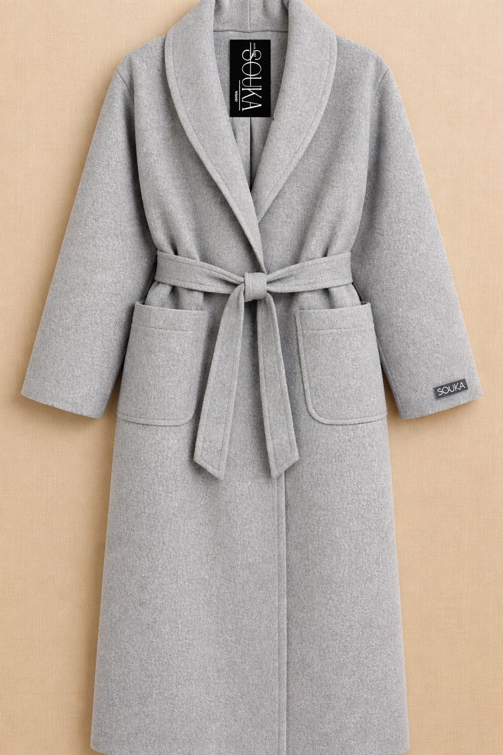 Grey Oversized Coat