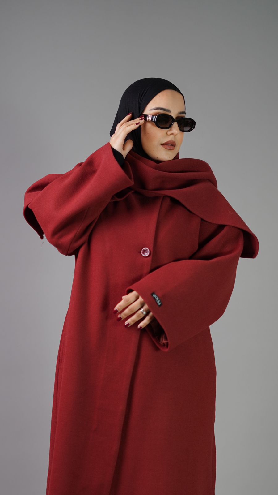 Elegant Wrap Cap Brandy