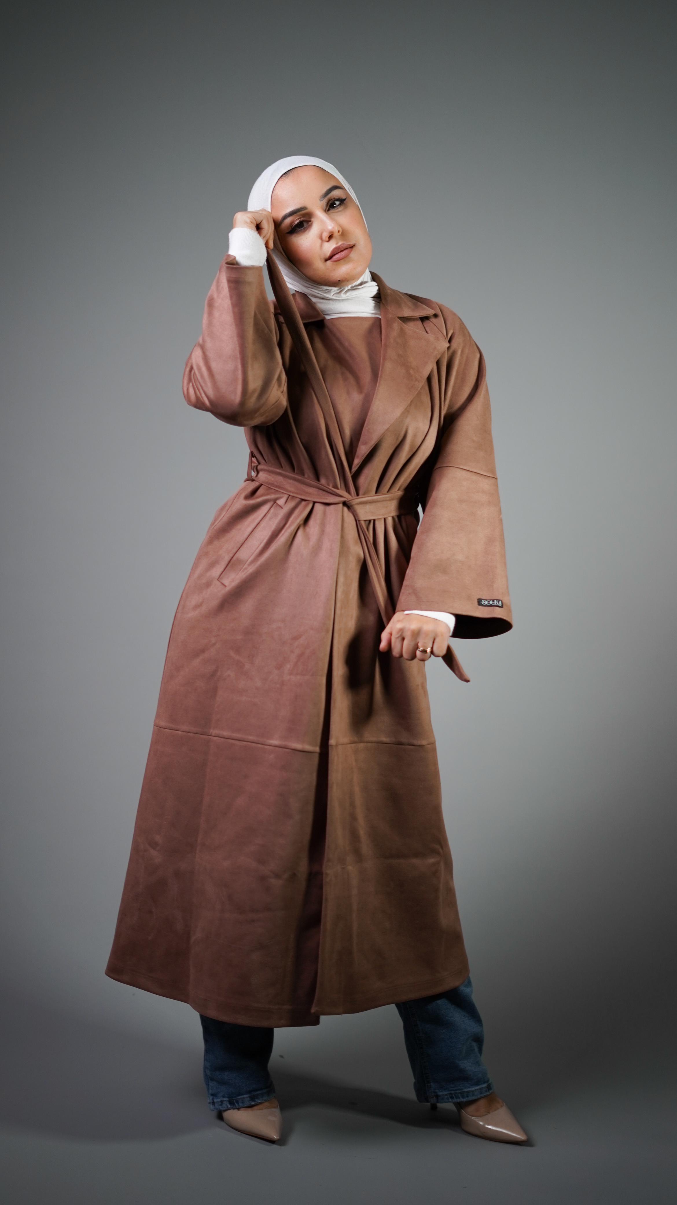Tranch Coat By Souka Soft Silt