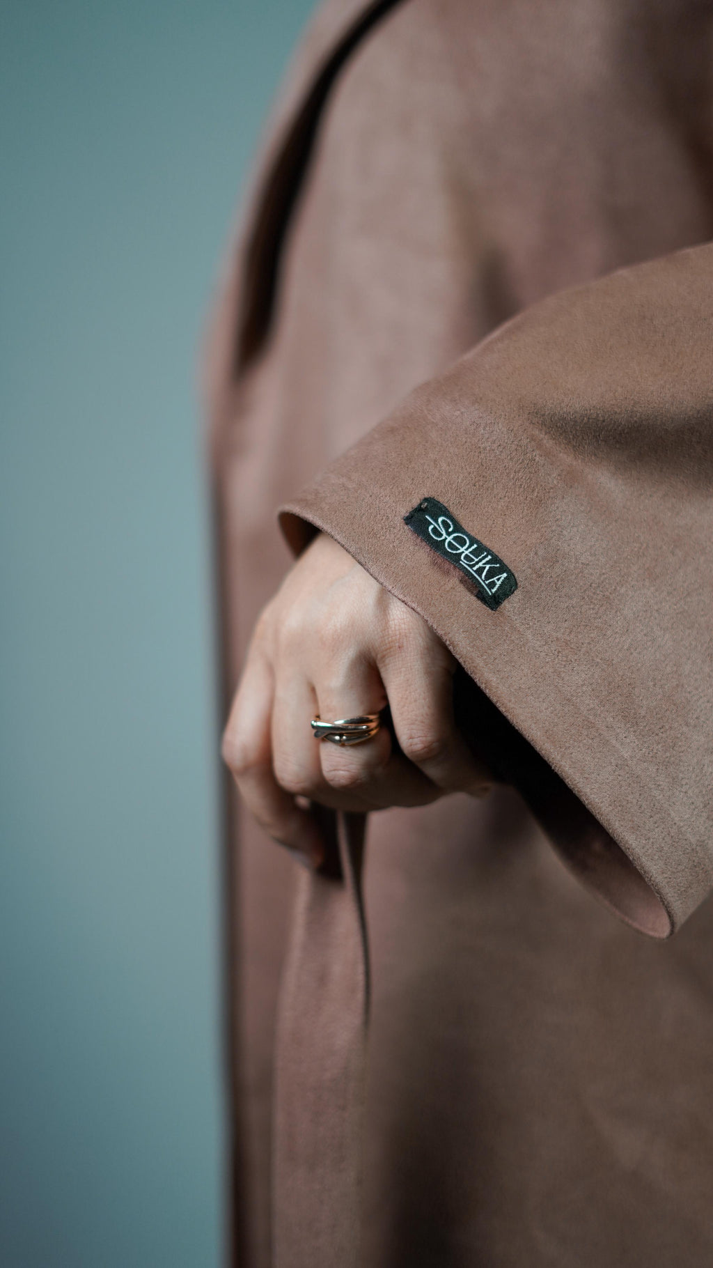 Tranch Coat By Souka Soft Silt