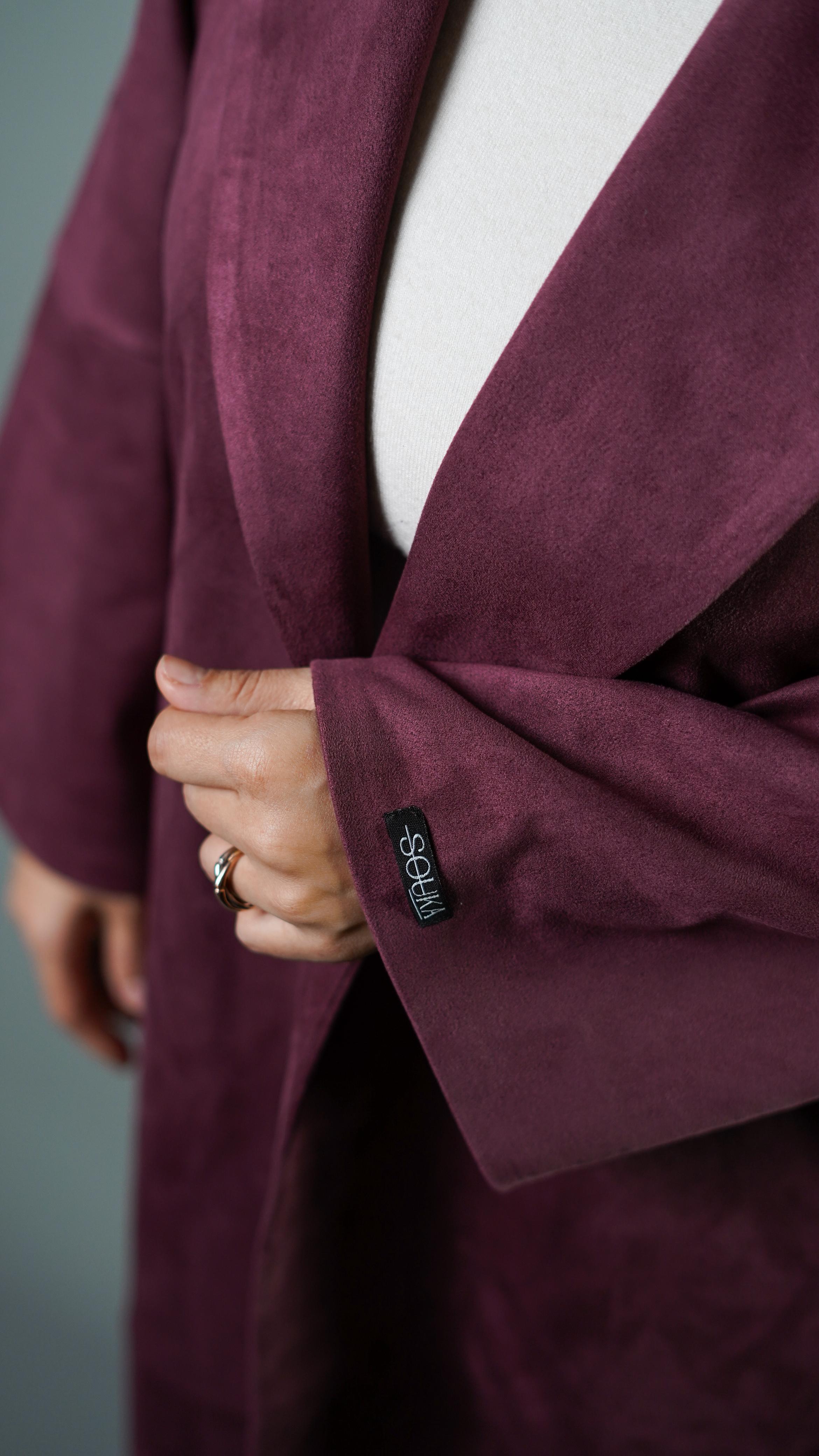 Trench Coat By Souka Prune